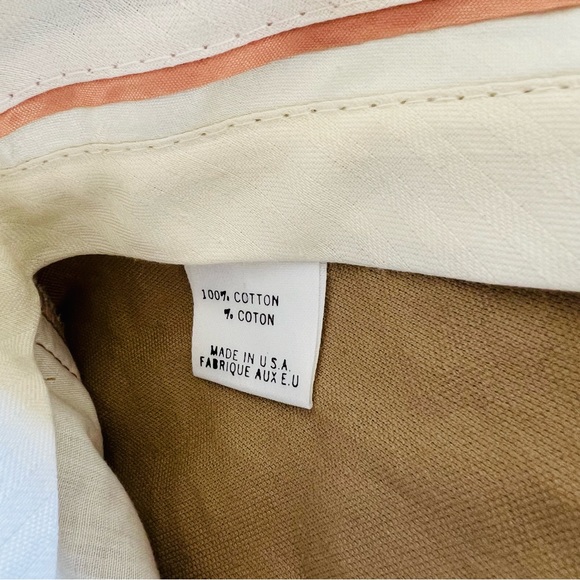 THEORY Jacquard Velvet Low Waisted Flare Leg Pants in Tan Size 6 - Picture 9 of 9